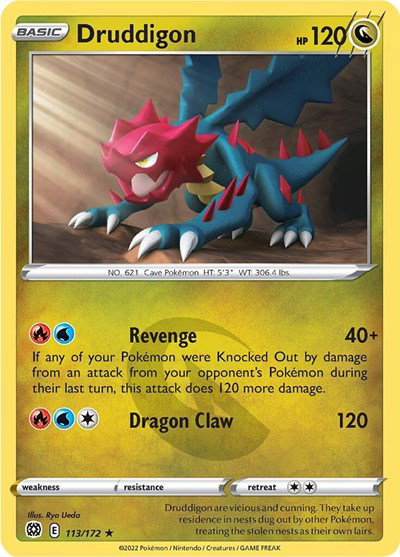 Druddigon 113/172 — Brilliant Stars