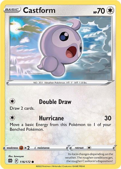 Castform 116/172 — Brilliant Stars