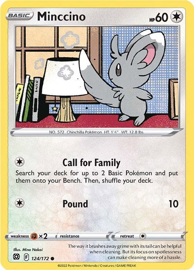 Minccino 124/172 — Brilliant Stars