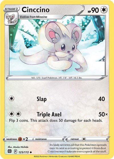 Cinccino 125/172 — Brilliant Stars