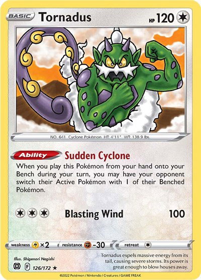 Tornadus 126/172 — Brilliant Stars