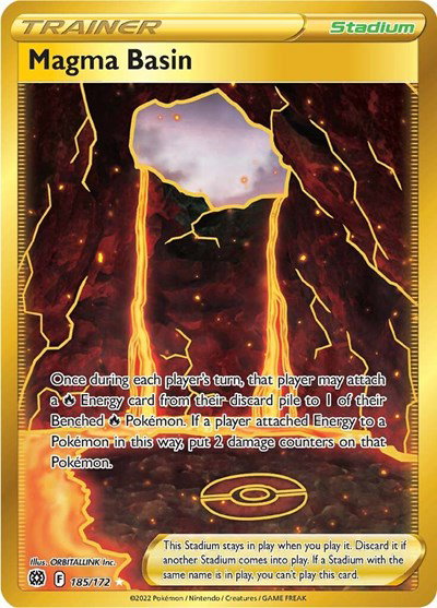 Magma Basin (Secret) 185/172 — Brilliant Stars