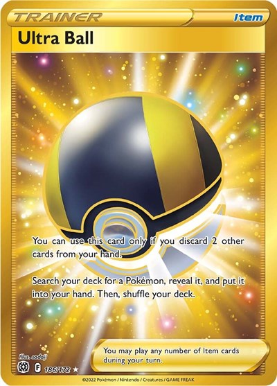 Ultra Ball (Secret) 186/172 — Brilliant Stars