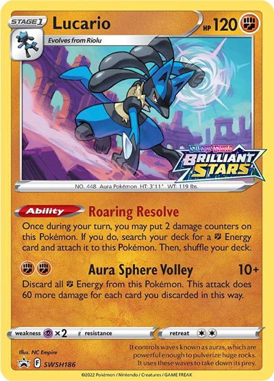 Lucario SWSH186 — Sword & Shield Promo