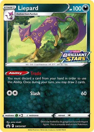 Liepard SWSH187 — Sword & Shield Promo