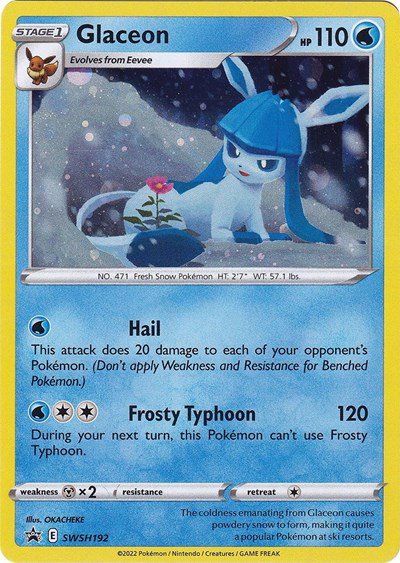 Glaceon SWSH192 — Sword & Shield Promo