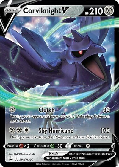 Corviknight V SWSH200 — Sword & Shield Promo