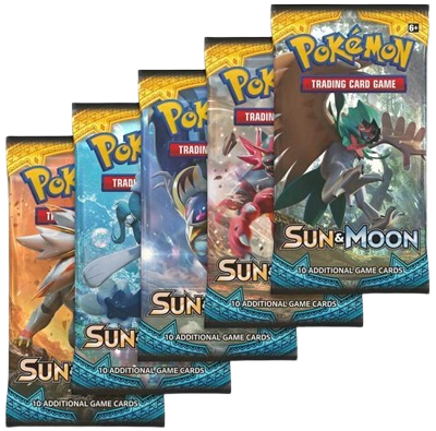 Sun & Moon Booster Pack Art Bundle [Set of 5] 