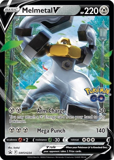 Melmetal V SWSH224 — Sword & Shield Promo