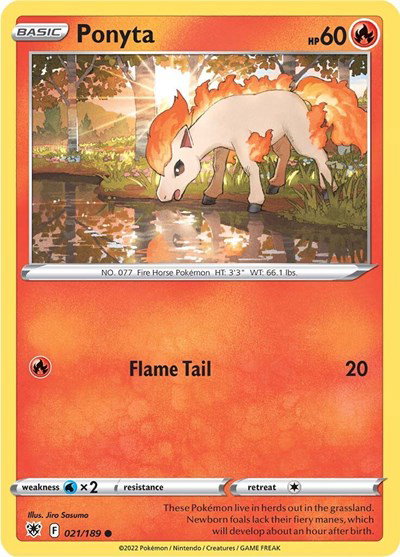 Ponyta 021/189 — Astral Radiance