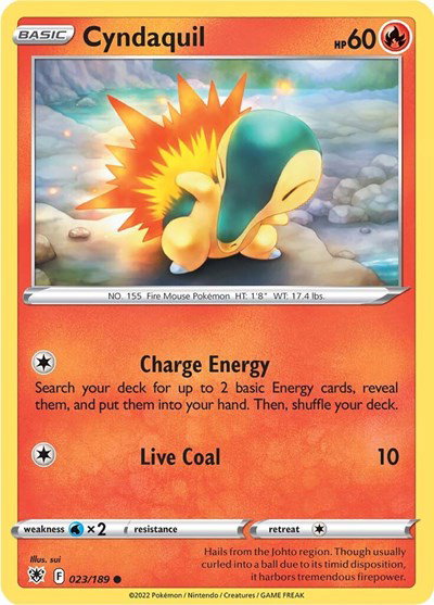 Cyndaquil 023/189 — Astral Radiance