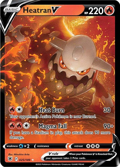 Heatran V 025/189 — Astral Radiance