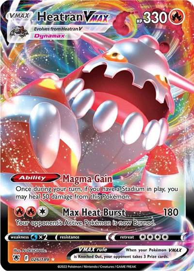 Heatran VMAX 026/189 — Astral Radiance