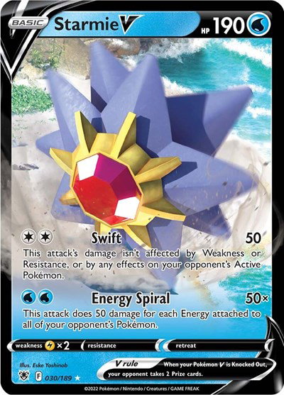 Starmie V 030/189 — Astral Radiance