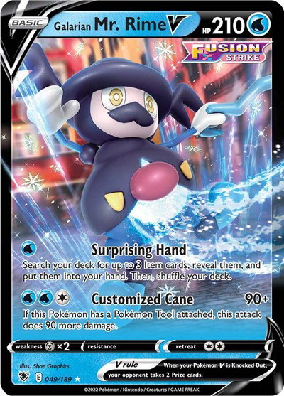 Galarian Mr. Rime V 049/189 — Astral Radiance