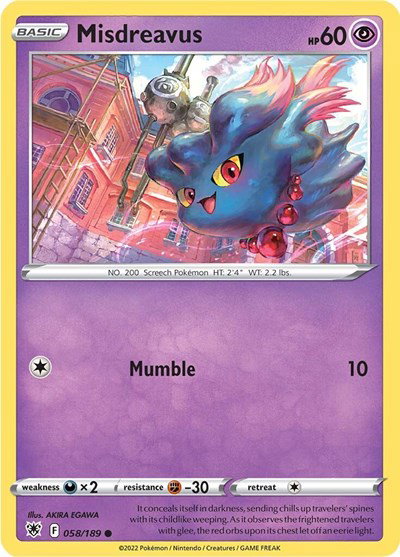 Misdreavus 058/189 — Astral Radiance
