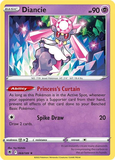 Diancie 068/189 — Astral Radiance