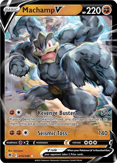 Machamp V 072/189 — Astral Radiance