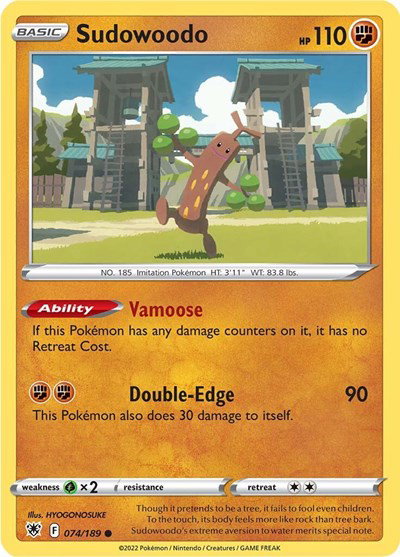 Sudowoodo 074/189 — Astral Radiance