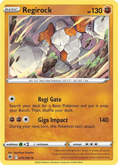 Regirock 075/189 — Astral Radiance