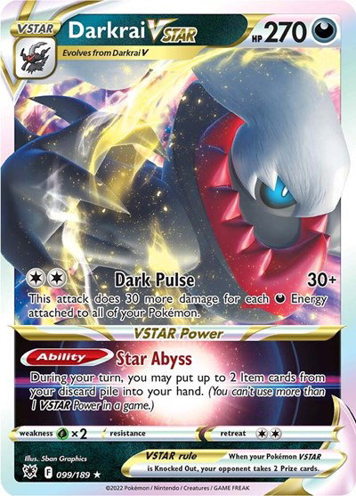 Darkrai VSTAR 099/189 — Astral Radiance