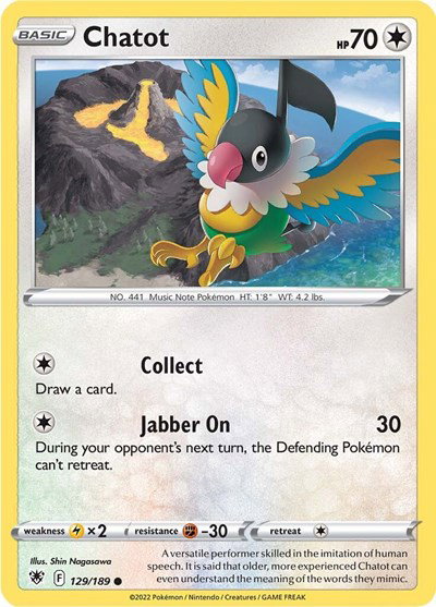 Chatot 129/189 — Astral Radiance