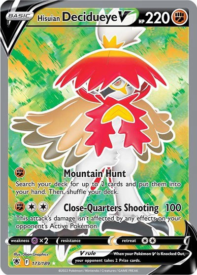 Hisuian Decidueye V (Full Art) 173/189 — Astral Radiance