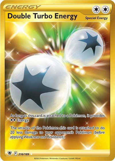 Double Turbo Energy (Secret) 216/189 — Astral Radiance