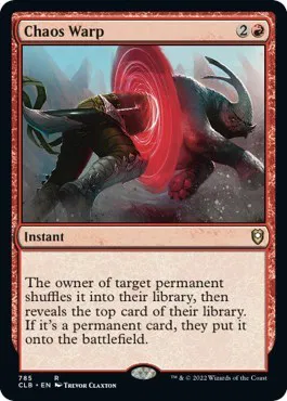 Magic: the Gathering - Chaos Warp - Distorsione Caotica - Commander: 2020 Edition Magic: the Gathering - Chaos Warp - Distorsione Caotica - Commander: 2020 Edition