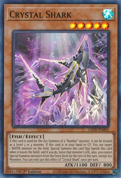led9 yugioh card list YuGiOh Trading Card Game Legendary Duelists Duels From The Deep Rare Kairyu-Shin's Dark Reef LED9-EN022