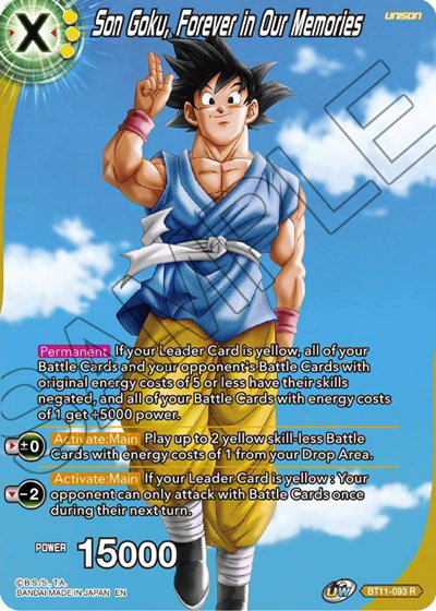 Theme Selection: History of Son Goku - Dragon Ball Super Card List and  Prices