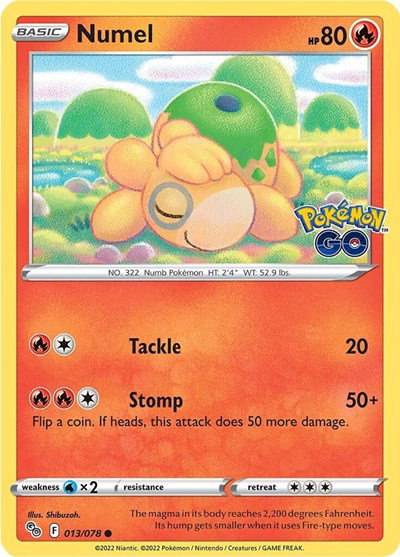 Numel 013/078 — Pokemon Go