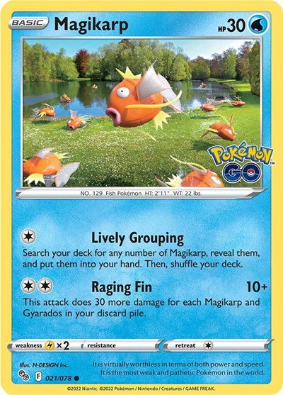 Magikarp 021/078 — Pokemon Go