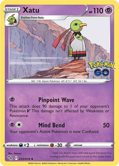 Xatu 033/078 — Pokemon Go