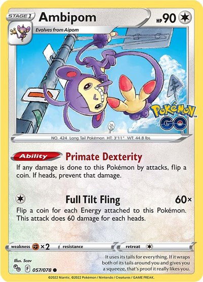 Ambipom 057/078 — Pokemon Go