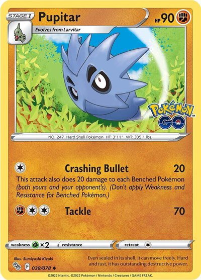 Pupitar 038/078 — Pokemon Go