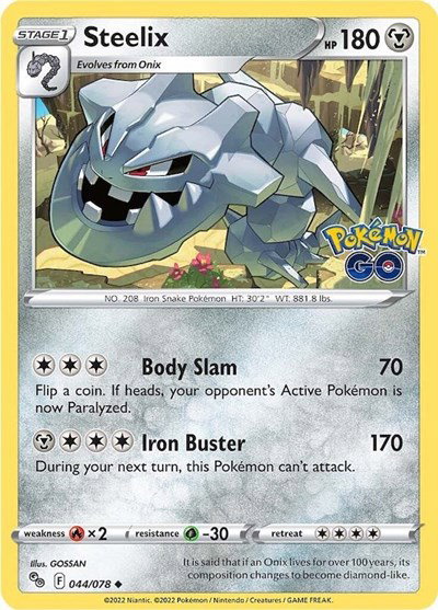 Steelix 044/078 — Pokemon Go