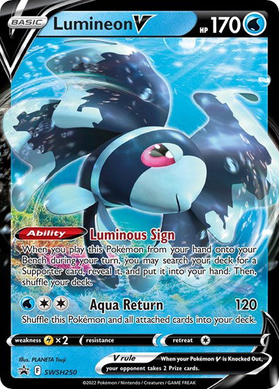 Lumineon V SWSH250 — Sword & Shield Promo