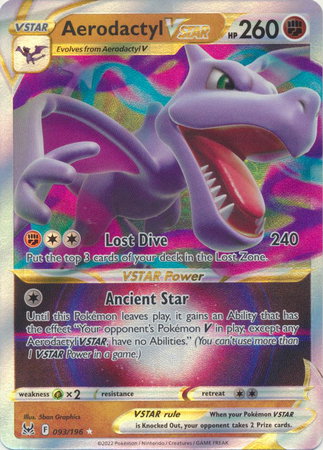 Aerodactyl VSTAR 093/196 — Lost Origin