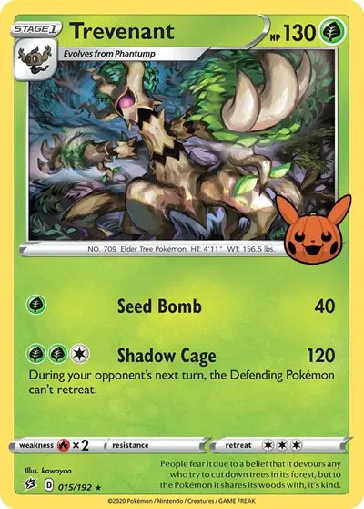 Trevenant from Trick or Trade BOOster Bundle