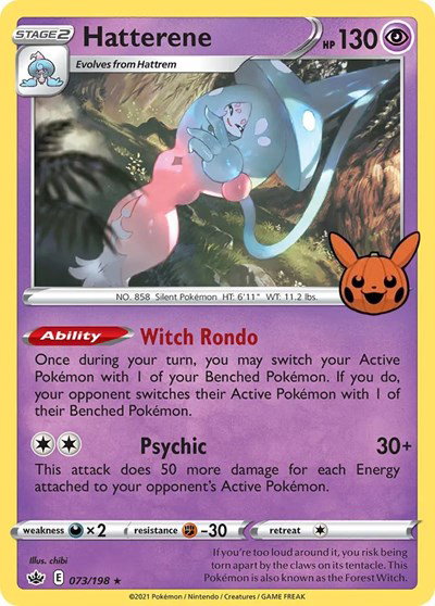 Hatterene 073/198 — Trick or Trade BOOster Bundle