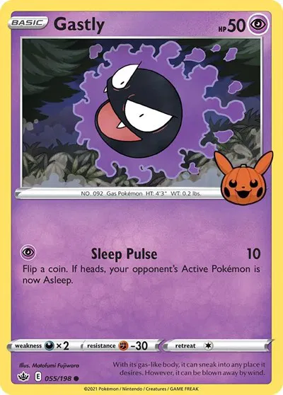 Gastly from Trick or Trade BOOster Bundle