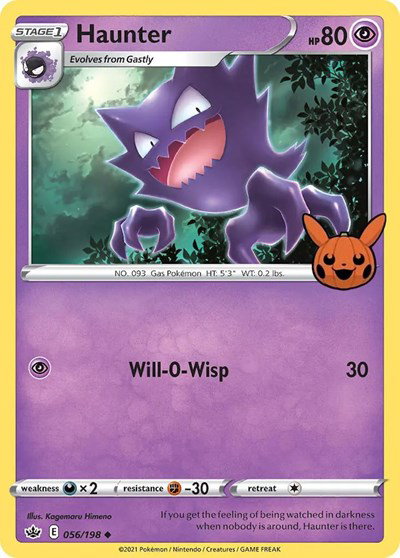 Haunter 056/198 — Trick or Trade BOOster Bundle