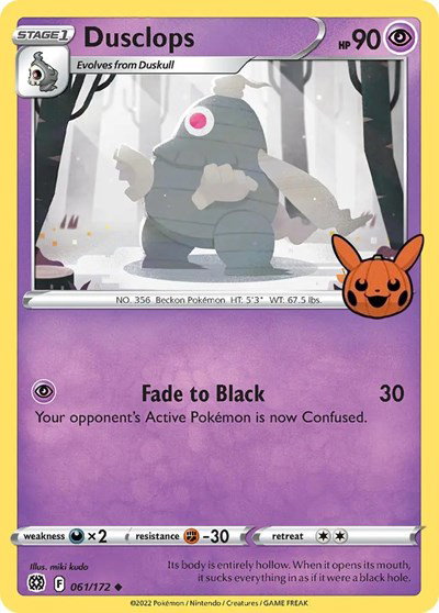 Dusclops 061/172 — Trick or Trade BOOster Bundle