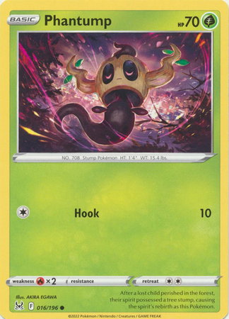 Phantump 016/196 — Lost Origin