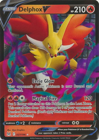 Delphox V 027/196 — Lost Origin