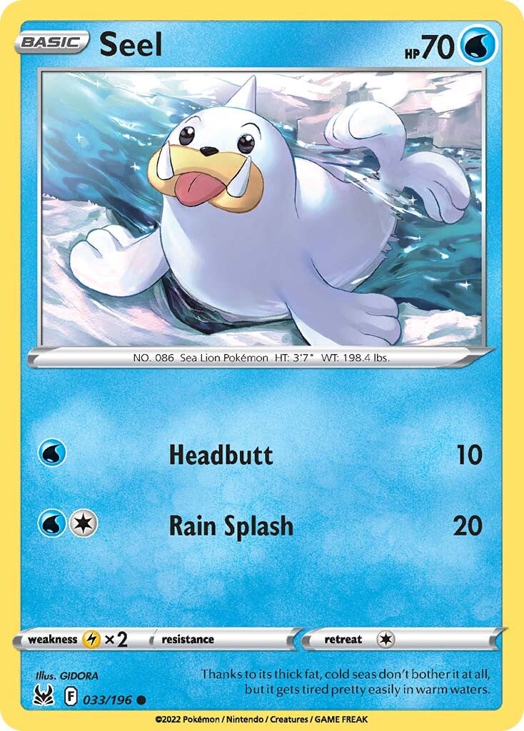 Seel 033/196 — Lost Origin