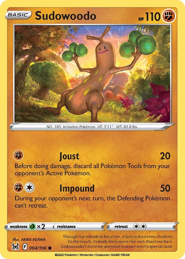 Sudowoodo 094/196 — Lost Origin