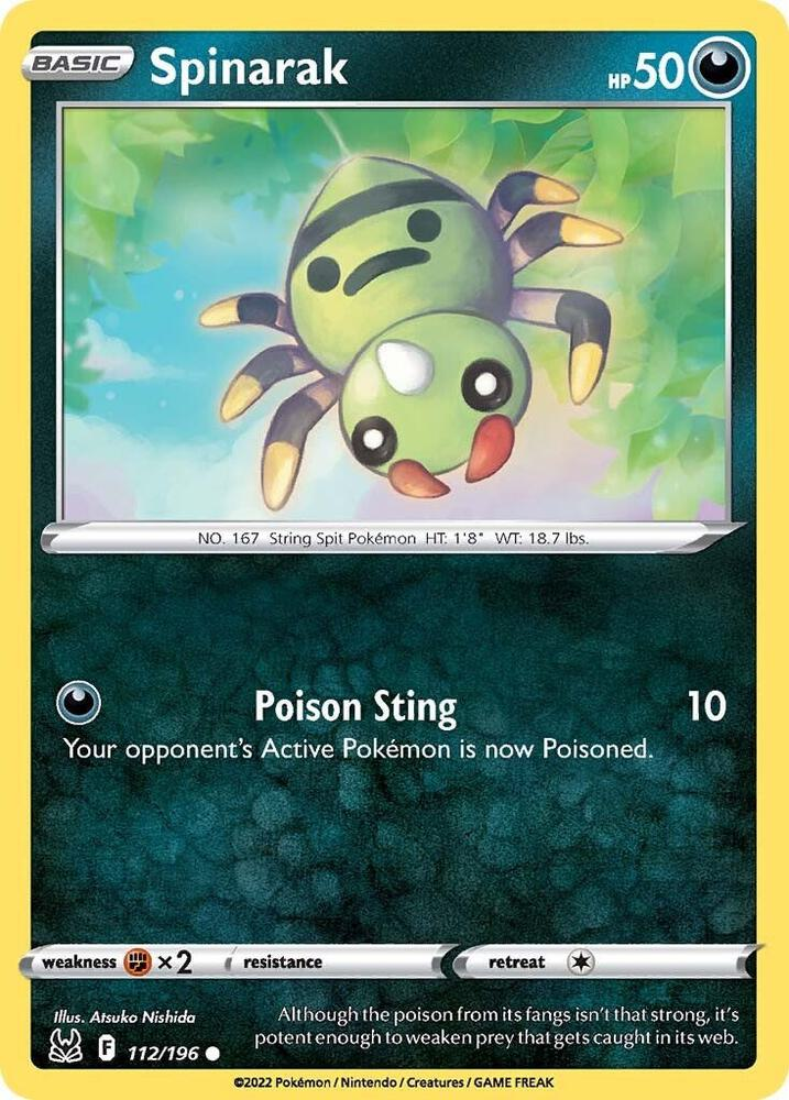 Spinarak 112/196 — Lost Origin
