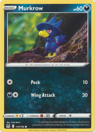 Murkrow 114/196 — Lost Origin